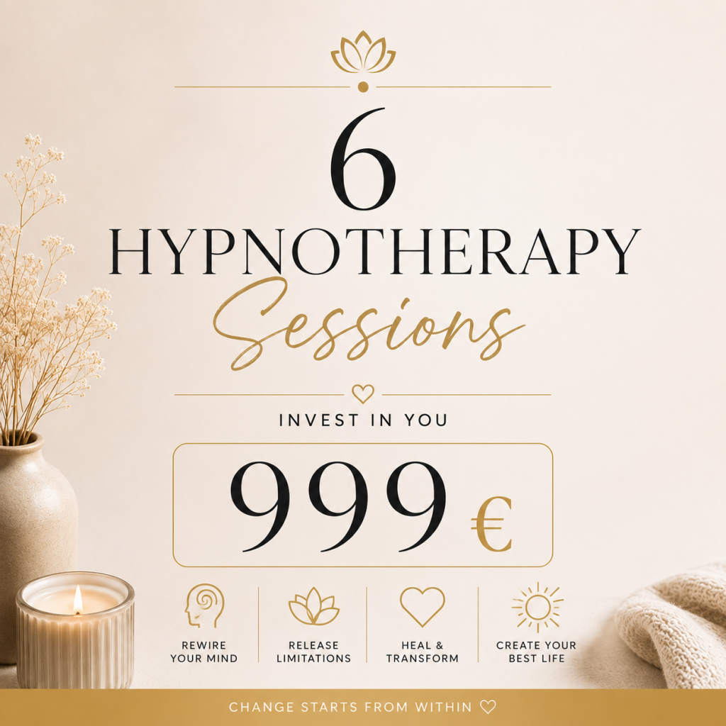 6 HYPNOTHERAPY SESSIONS WITH PAULA